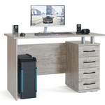 Стол компьютерный СОКОЛ КСТ-106.1 дуб юкон