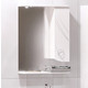 Зеркальный шкаф Corozo Ультра Флора 55/С белый (SD-00000301)