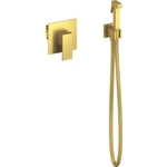 Смеситель для душа Timo Selene встраиваемый, с гигиеническим набором, золото матовое (2089/17SM)