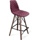 Барный стул Sheffilton SHT-ST29-C12/S80 ежевичное вино/темный орех/черный муар