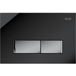 Кнопка смыва IDDIS Uniglass черное стекло (UNG10GBi77)