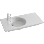 Раковина Jacob Delafon Odeon Rive Gauche 100х50 белая (EXAU112-Z-00)