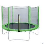 Батут DFC Trampoline Fitness 12ft наружн.сетка, св.зеленый (366см)