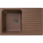 Кухонная мойка GranFest Quarz GF-Z78 с сифоном, терракот