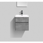 Тумба с раковиной BelBagno Pietra 50 stucco cemento (PIETRA MINI-500AS-2C-SO-SCM, BB-500-PM-LVB)