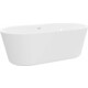 Акриловая ванна BelBagno 180х85 слив-перелив золото (BB306-1785, BB39-OVF-ORO)