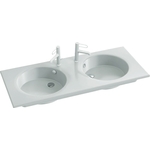 Раковина двойная Jacob Delafon Odeon Rive Gauche 120х50 белая (EXAT112-Z-00)