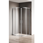 Душевой уголок Cezares Momento R-2 80x80 прозрачная, хром (MOMENTO-R-2-80-C-Cr)
