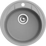 Кухонная мойка Ewigstein Elegant E-R45 серый металлик
