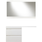 Мебель для ванной Style line Даллас Люкс 78 (140L) напольная, под стиральную машину, белая эмаль