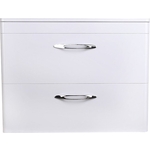 Тумба под раковину Style line Каре 60 Люкс подвесная, белая (СС-00002268)