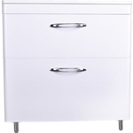 Тумба под раковину Style line Каре 70 Люкс напольная, белая (СС-00002266)