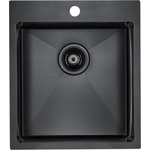 Кухонная мойка Paulmark Neckar вороненая сталь (PM804551-GM)