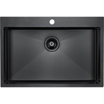 Кухонная мойка Paulmark Saar вороненая сталь (PM807551-GM)