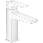 Смеситель для раковины Hansgrohe Metropol с донным клапаном Push-Open, белый матовый (32507700)