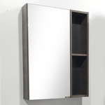 Зеркало-шкаф Comforty Франкфурт 60 дуб шоколадный (00004150528)