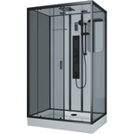 Душевая кабина Niagara NG-6912-01GQR BLACK 120х80х210 правая