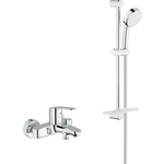 Смеситель для ванны Grohe Eurostyle Cosmopolitan с душевым гарнитуром, хром (33591002, 26083002)
