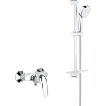 Смеситель для душа Grohe Euroeco с душевым гарнитуром, хром (32740000, 26083002)
