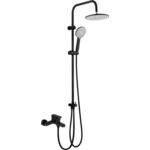 Душевая система Agger Breeze с изливом, черная (A0293544)