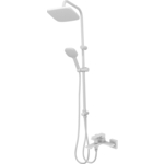 Душевая система Orange Lutz 230 со смесителем, белая (M04-944w)