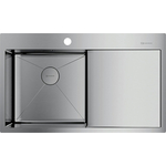 Кухонная мойка Omoikiri Akisame 86 IN-L нержавеющая сталь (4993760)