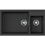 Кухонная мойка Omoikiri Tedori 86-2-LB BL черная (4993932)