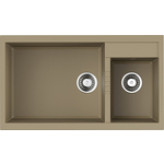 Кухонная мойка Omoikiri Tedori 86-2-LB CH шампань (4993937)