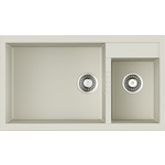 Кухонная мойка Omoikiri Tedori 86-2-LB WH белая (4993935)