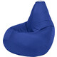 Кресло бескаркасное Mypuff груша, Василек, размер XL- Компакт, оксфорд