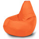 Кресло бескаркасное Mypuff Груша оранжевый размер компакт оксфорд bm_021