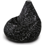 Кресло бескаркасное Mypuff груша, Арифметика, размер XXXXL- Комфорт, мебельный хлопок