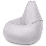 Кресло бескаркасное Mypuff Груша серебристый размер стандарт оксфорд b_265