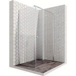 Душевой уголок Ambassador Diamond 120x80 правый, прозрачный, хром (12011104R)