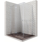 Душевой уголок Ambassador Diamond 120x80 левый, прозрачный, хром (12011107L)