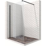 Душевой уголок Ambassador Waik-in 120x90 с поддоном, прозрачный, черный (15031112, ЛП00083)