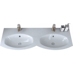 Раковина двойная Cezares Vague 140х52 (50156)