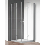 Душевой уголок Cezares ECO-O AS-2 90x90 прозрачный, хром (ECO-O-AS-2-90-C-Cr)