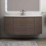 Тумба с раковиной Cezares Eden 122 с двух сторон Rovere scuro Soft (54408, 82368)