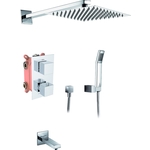 Душевая система Kaiser Sonat с изливом, хром (34577)