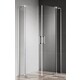 Душевой уголок Cezares Slider R-2 100-90x100-90 профиль хром, стекло прозрачное (SLIDER-R-2-90/100-C-Cr)