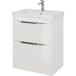 Тумба под раковину Dreja Prime 70 с ящиками, белый глянец (99.9301)