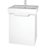 Тумба под раковину Dreja Mini 50 с дверцей, белый глянец (99.1201)