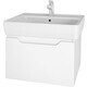 Тумба под раковину Dreja Tiny 50 с ящиком, белый глянец (99.1901)