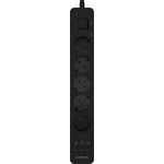 Сетевой фильтр HARPER UCH-530 (5 розеток, 1,5m, USB, черный)