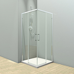 Душевой уголок Veconi Rovigo 100x100 прозрачный, хром (RV47-100-01-C4)