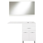 Мебель для ванной Style line Валеро Люкс 60 (120R) под стиральную машину, белая