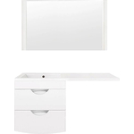 Мебель для ванной Style line Жасмин-2 Люкс 57 (120L) под стиральную машину, белая