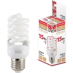 Лампочка люминесцентная TDM ELECTRIC НЛ- FST2 -20Вт-4000К-Е27 (48х115мм)