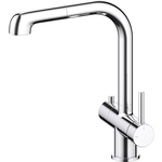 Смеситель для кухни Timo Saona с подключением к фильтру и выдвижным изливом, хром (2346/00FL)